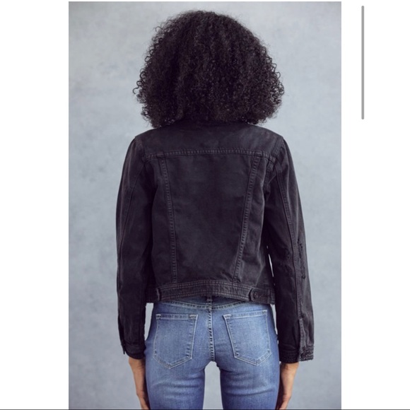 New- Rumors• Kancan Distressed Denim Jacket - Picture 4 of 10